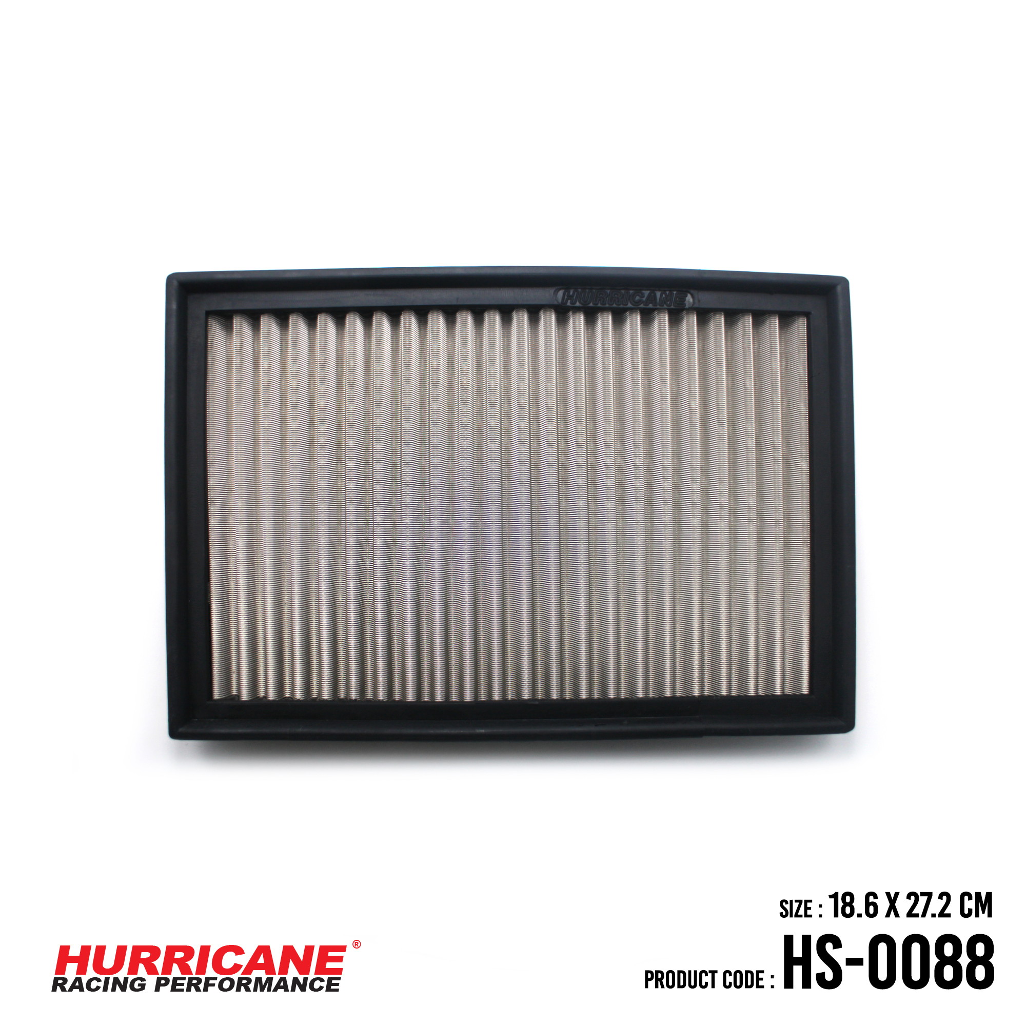 HURRICANE STAINLESS STEEL AIR FILTER FOR HS-0088 Mazda