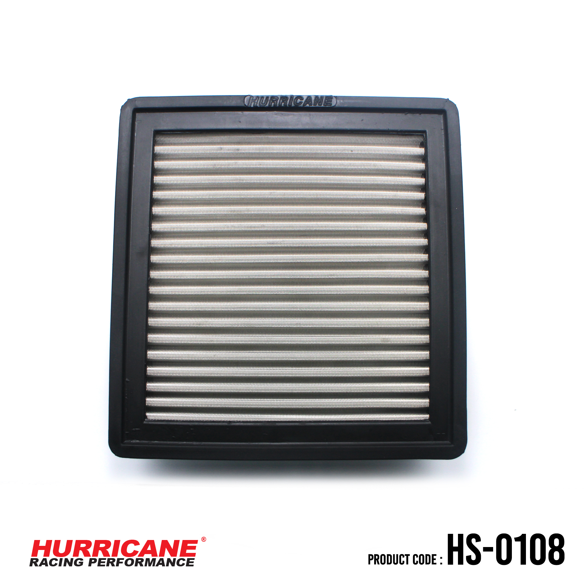 HURRICANE STAINLESS STEEL AIR FILTER FOR HS-0108 Mitsubishi