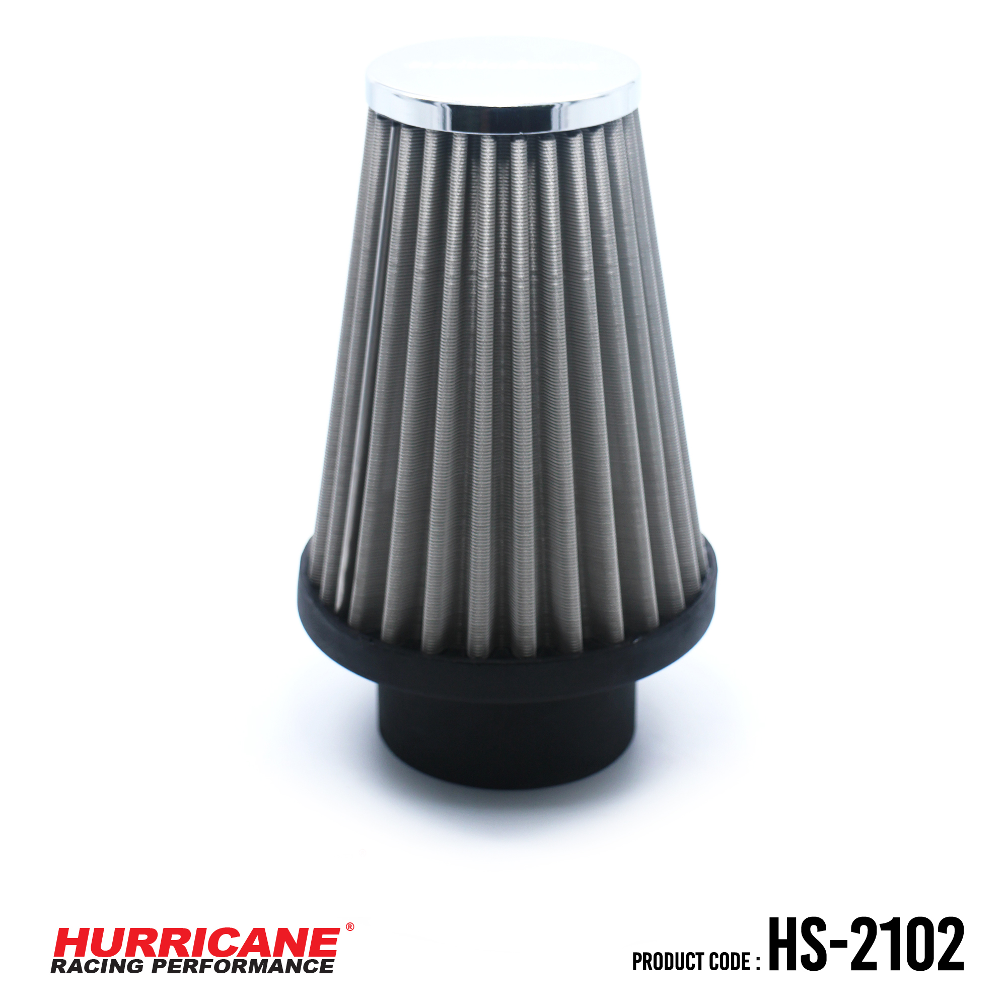 HURRICANE STAINLESS STEEL AIR FILTER FOR HS-2102 กรองเปลือย