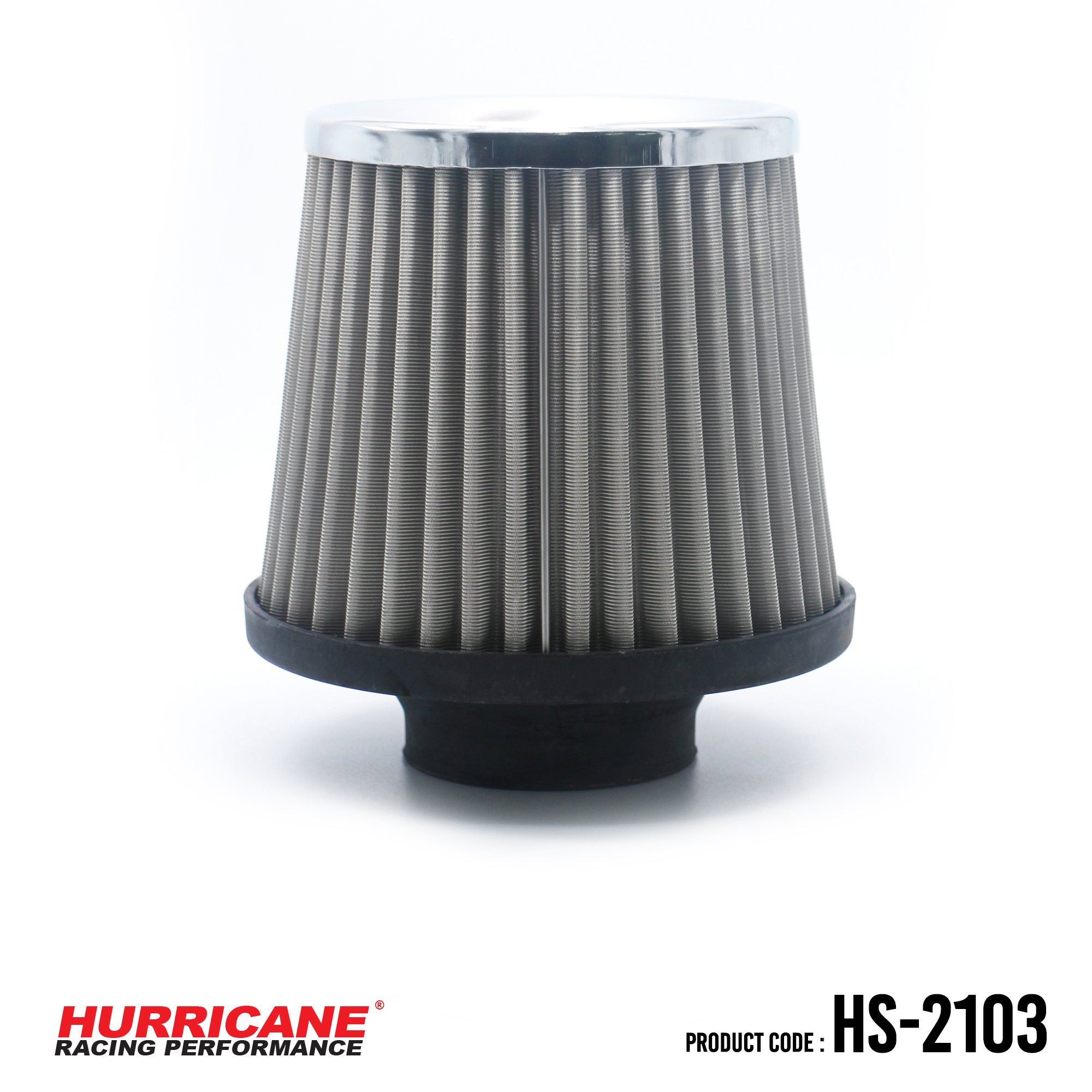 HURRICANE STAINLESS STEEL AIR FILTER FOR HS-2103 กรองเปลือย