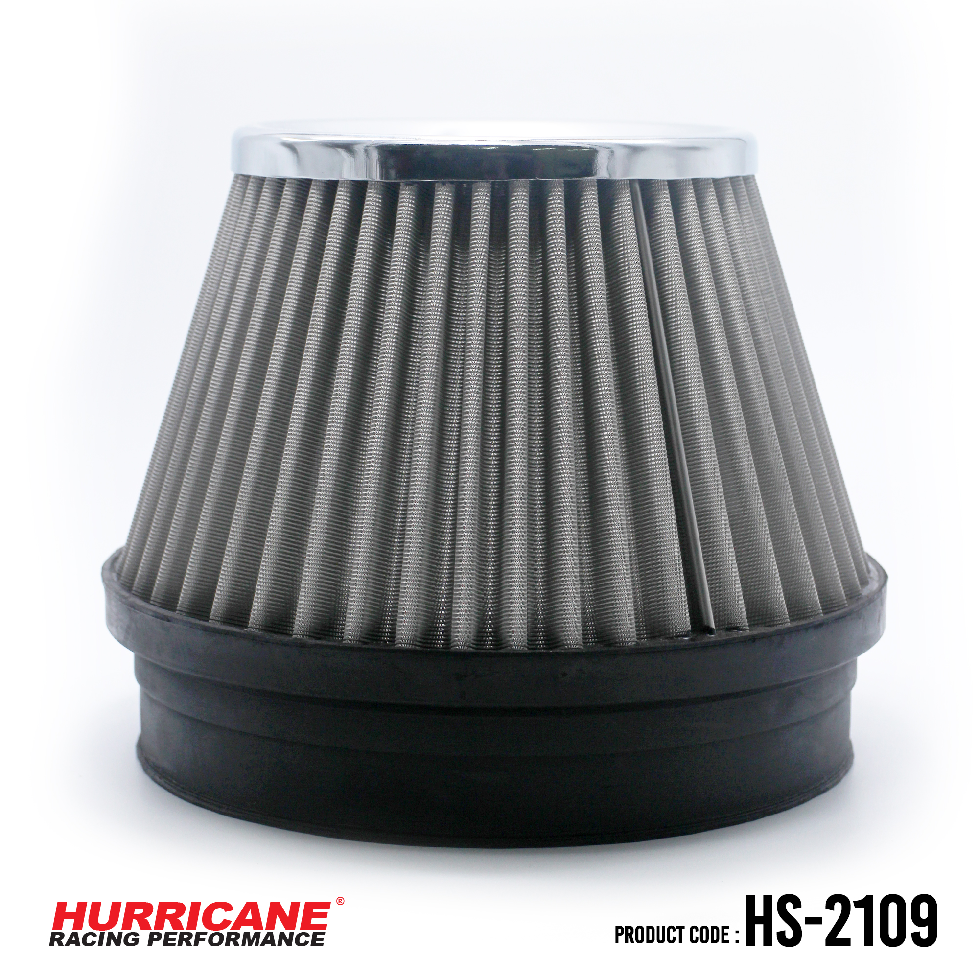 HURRICANE STAINLESS STEEL AIR FILTER FOR HS-2109 กรองเปลือย