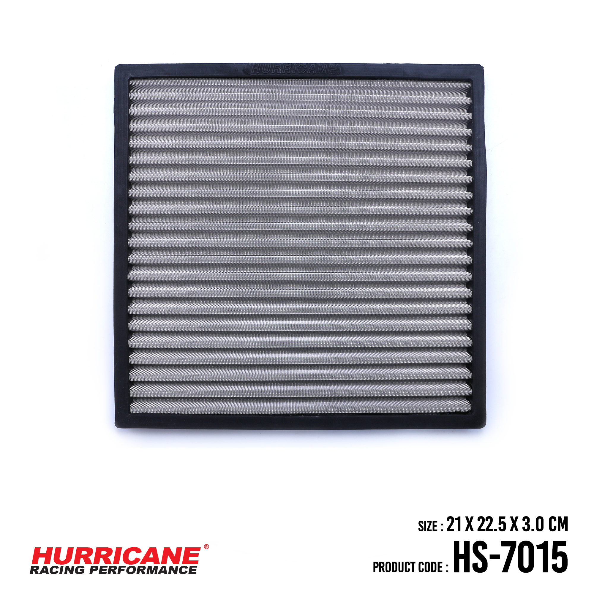 HURRICANE STAINLESS STEEL CABIN AIR FILTER FOR HS-7015 Mitsubishi